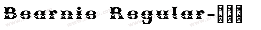 Bearnie Regular字体转换
